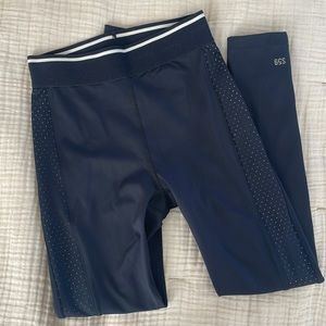 Splits59 Black White Stripe Compression Legging